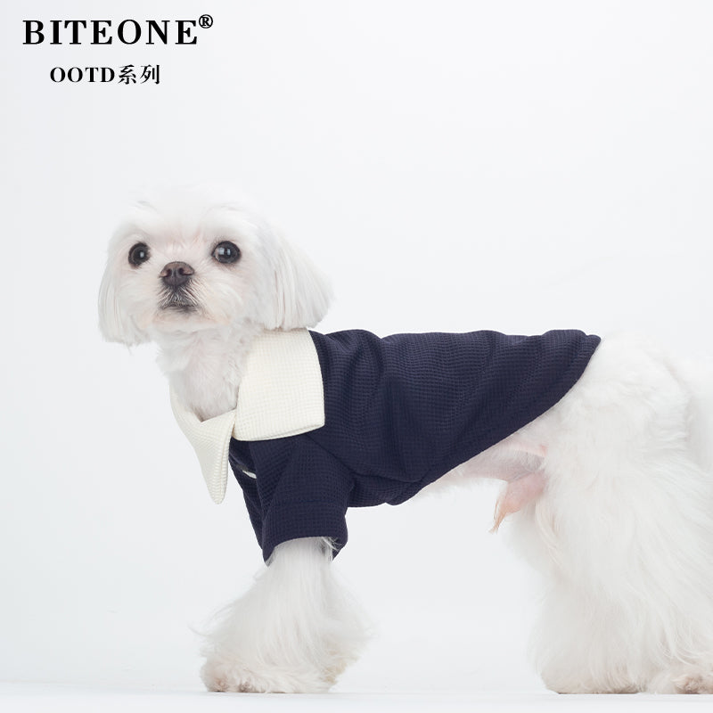 BITEONE Dog & Cat Polo Shirt with Sailor Collar | Stylish Pet Clothing Canada – BiteOneDog & Cat Polo Shirt with Sailor Collar | Stylish Pet Clothing Canada