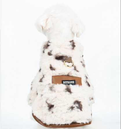 Warm Plush Winter Coat for Dogs and Cats
