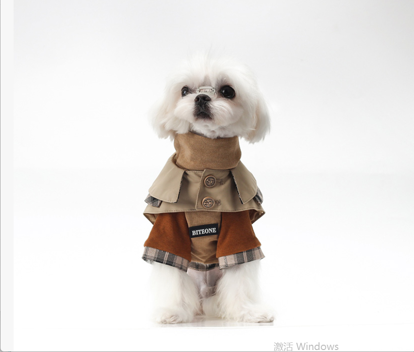 British Style Autumn & Winter Outfit for Dogs and Cat