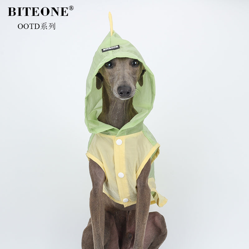 BITYONE [Little Dinosaur] Dog Pet Clothing Small Dog Ultra thin Breathable Windproof Waterproof Fun Functional Clothing Stormtrooper