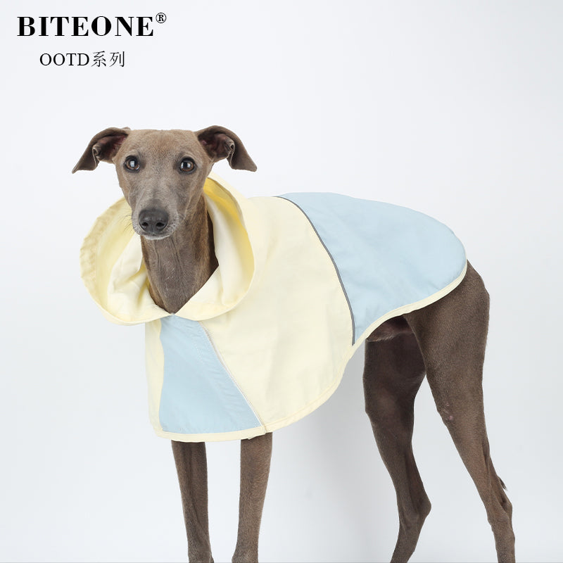 BITYONE [Colorful Raincoat] Pet Dog Clothes Summer Thin Edition Small Dog Going Out with Dirty Raincoat