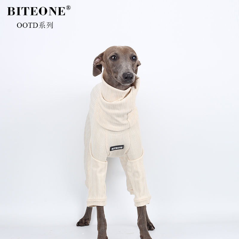 BITYONE [Li Qiu] Cat, Dog, Pet, Autumn/Winter Matching Clothes High Collar Versatile