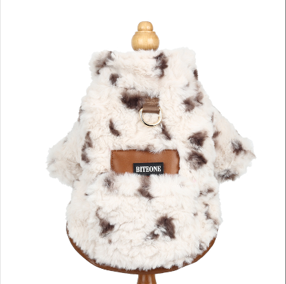 Warm Plush Winter Coat for Dogs and Cats
