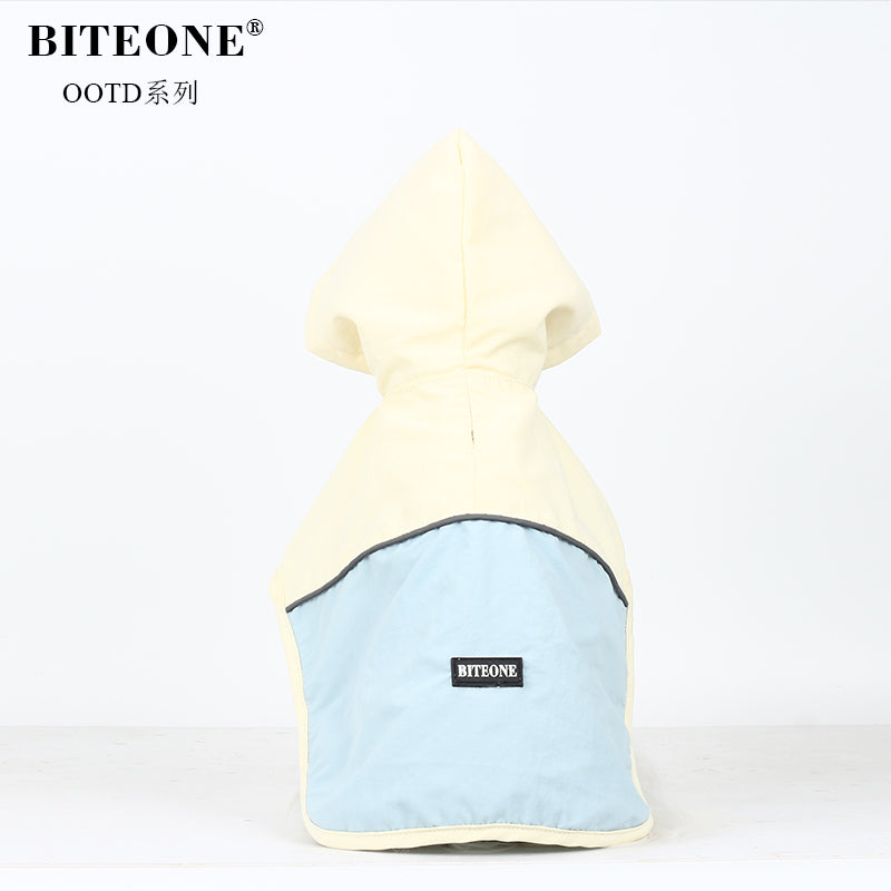 BITYONE [Colorful Raincoat] Pet Dog Clothes Summer Thin Edition Small Dog Going Out with Dirty Raincoat