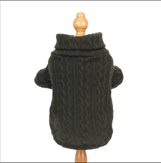 BITEONE [Deep Sea Green] Cat & Dog Autumn/Winter High-Neck Sweater