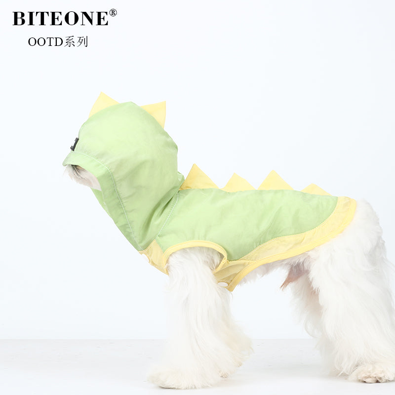 BITYONE [Little Dinosaur] Dog Pet Clothing Small Dog Ultra thin Breathable Windproof Waterproof Fun Functional Clothing Stormtrooper
