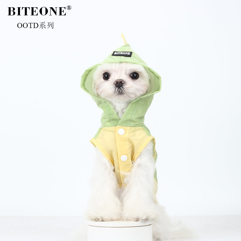 BITYONE [Little Dinosaur] Dog Pet Clothing Small Dog Ultra thin Breathable Windproof Waterproof Fun Functional Clothing Stormtrooper