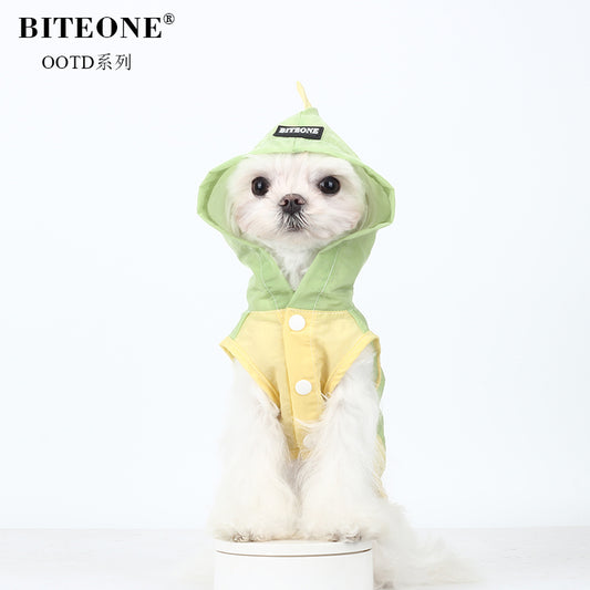BITYONE [Little Dinosaur] Dog Pet Clothing Small Dog Ultra thin Breathable Windproof Waterproof Fun Functional Clothing Stormtrooper