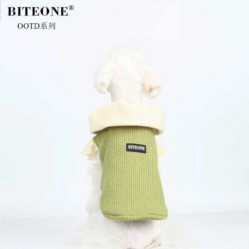 BITEONE [Peter Pan] Little Cat, Dog, Pet Clothes, Forest Fairy Tale Autumn/Winter Match