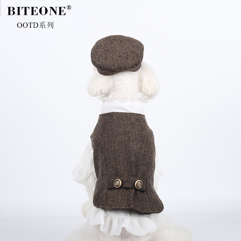 BITYONE [St. John] Cat Clothes Small Dog Malzis Yorkshire Fragrant Strap Skirt